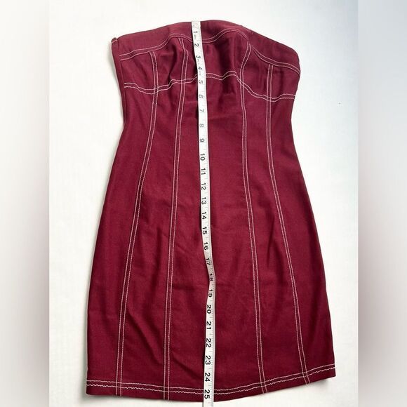 Motel Baladis Mini Dress in Tailoring Redwood - Picture 10 of 14